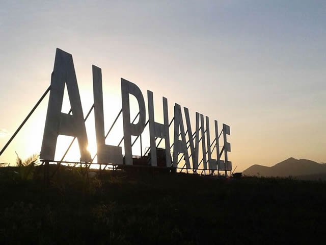 Letra Caixa e Logotipo - Alphaville
