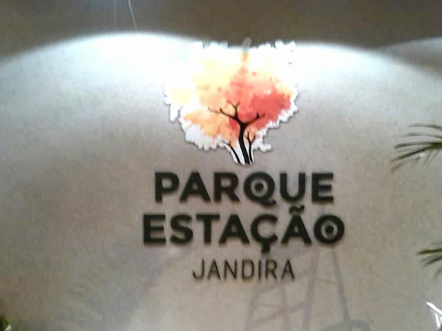 Letra Caixa Parque Estação Jandira